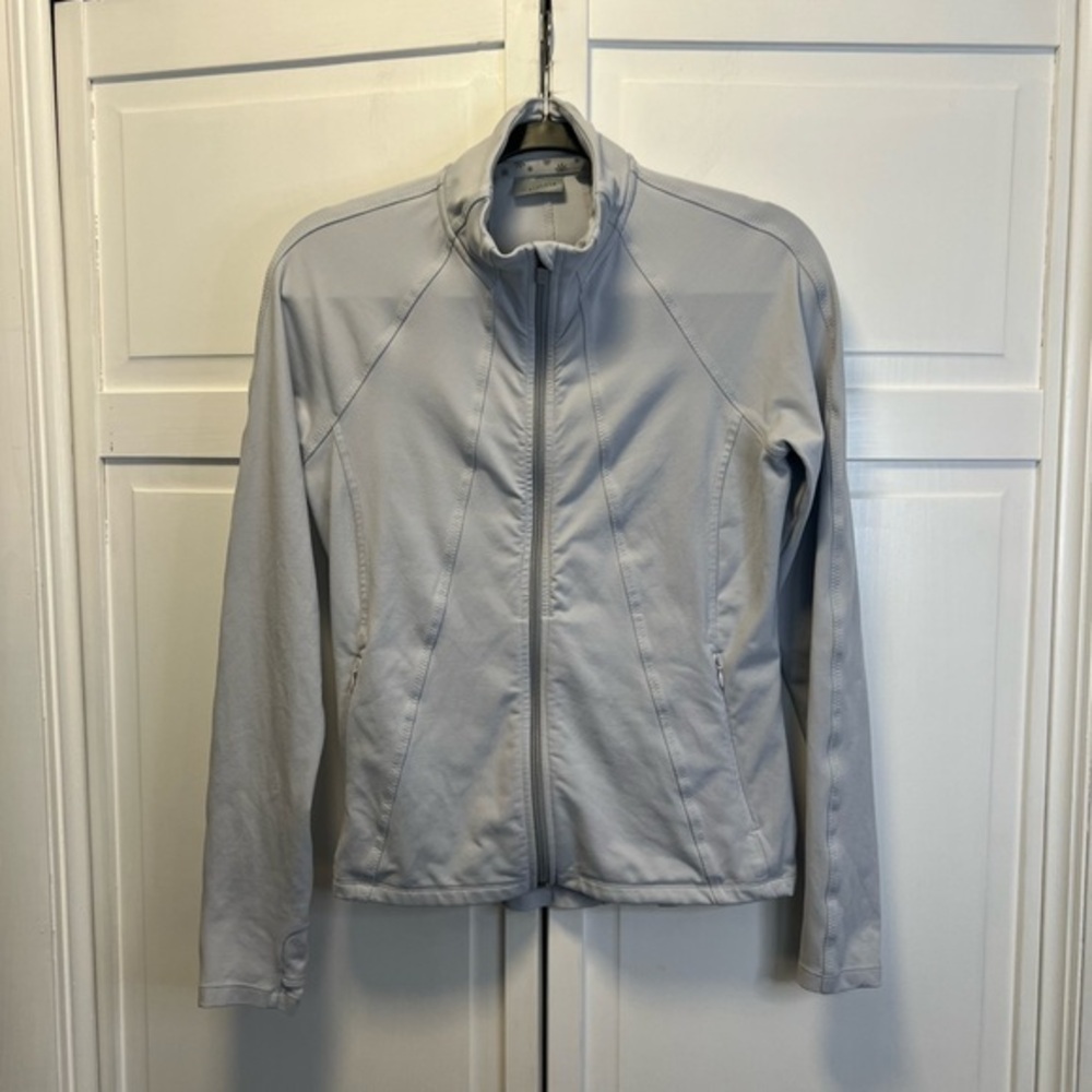 Athleta Women’s Criss Cross Hope Jacket Size Women’s Medium Color Light Blue
